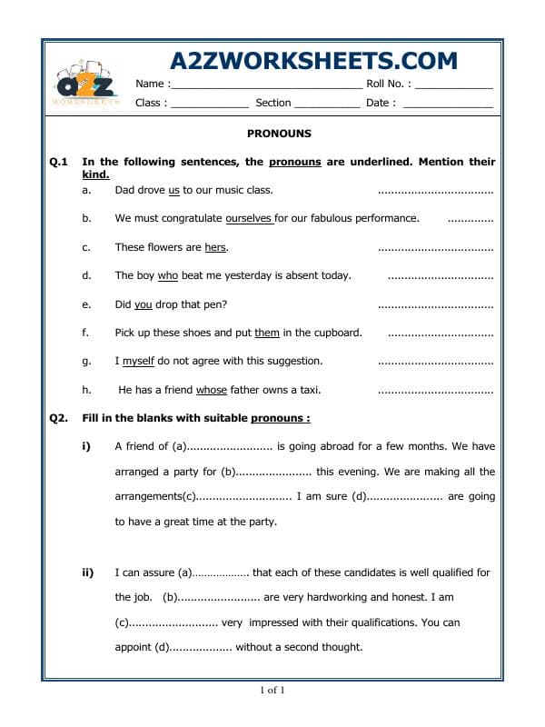 A2ZWorksheets:English-Grammar-Pronouns-03