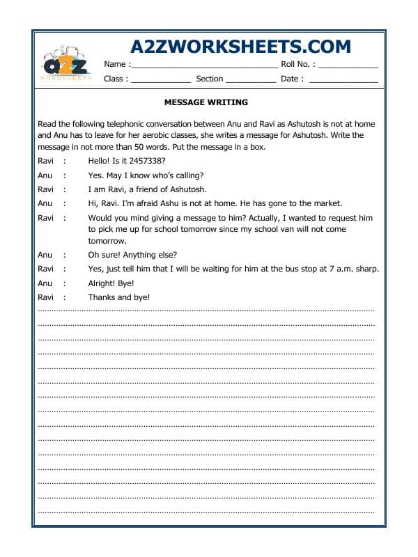 Message Writing-03