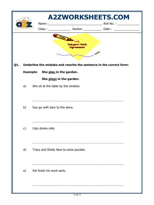 A2ZWorksheets:English-Grammar-Verbs-03