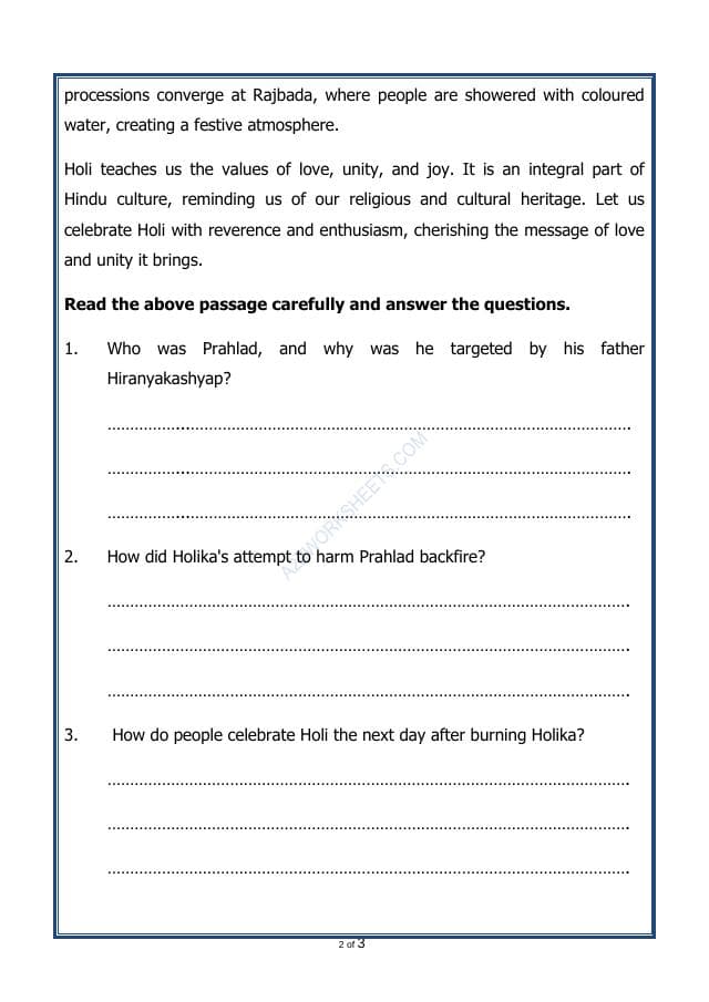 A2ZWorksheets:English-Reading-Comprehension Passage-52
