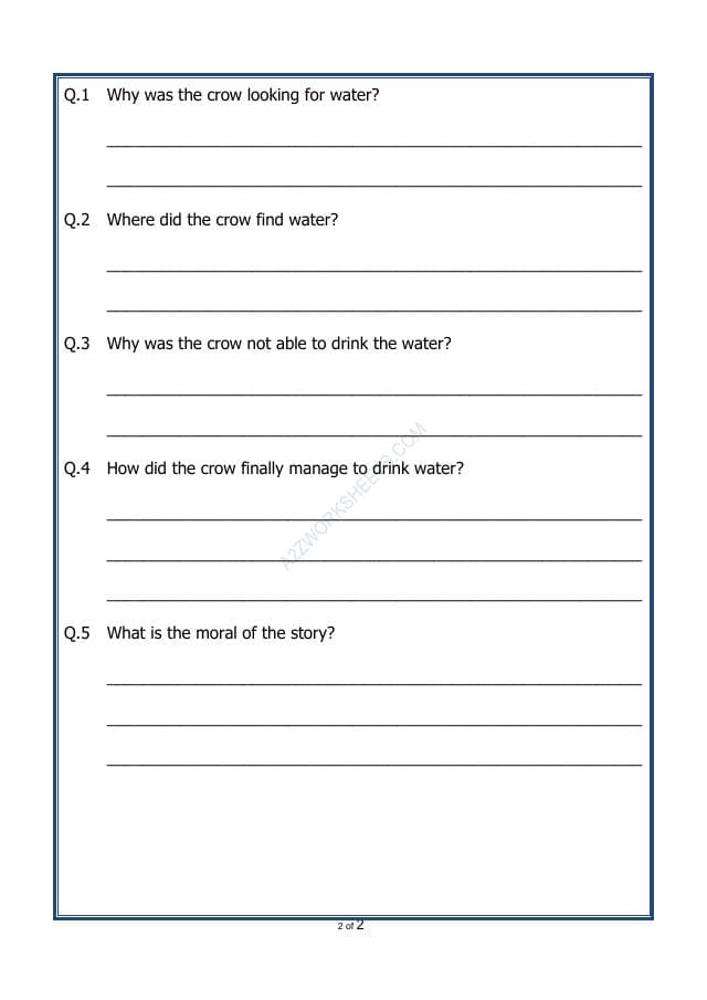 A2ZWorksheets:English-Reading-Comprehension Passage-42