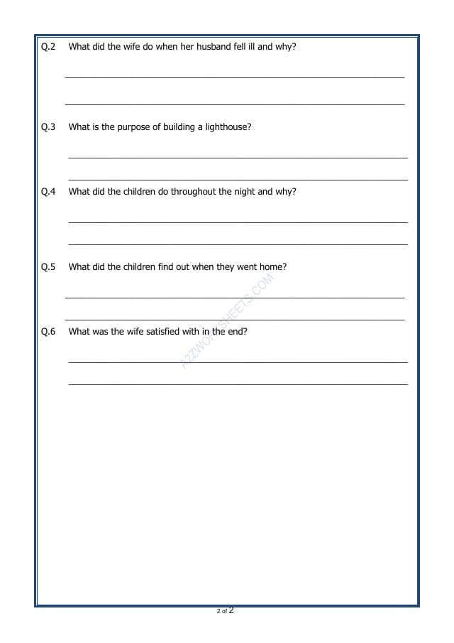 A2ZWorksheets:English-Reading-Comprehension Passage-31