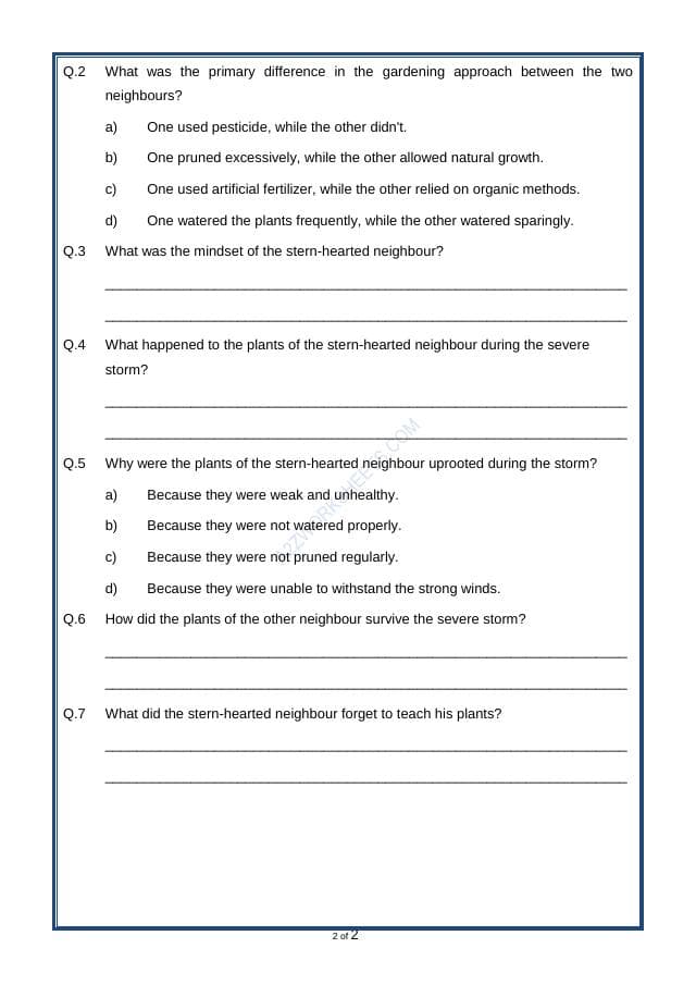 A2ZWorksheets:English-Reading-Comprehension Passage-32