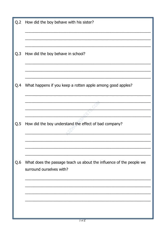 A2ZWorksheets:English-Reading-Comprehension Passage-39