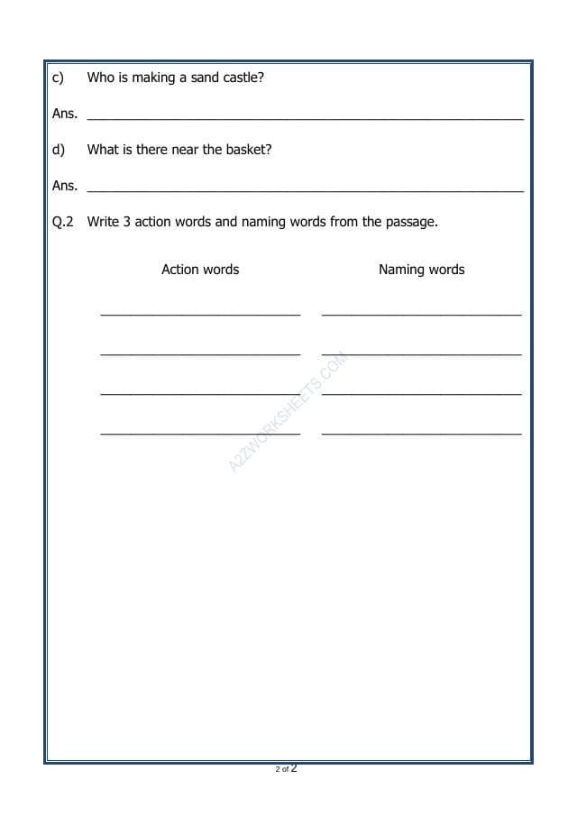 A2ZWorksheets:English-Reading-Comprehension Passage-42