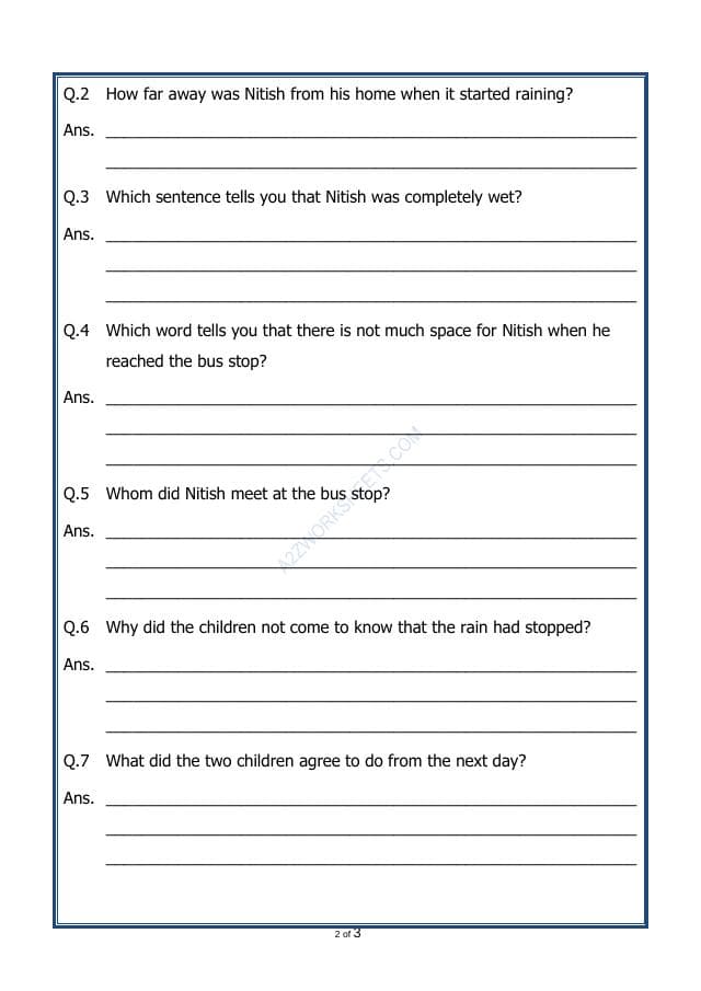 A2ZWorksheets:English-Reading-Comprehension Passage-43