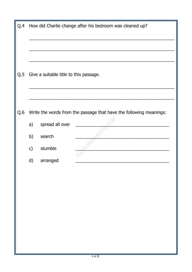 A2ZWorksheets:English-Reading-Comprehension Passage-44