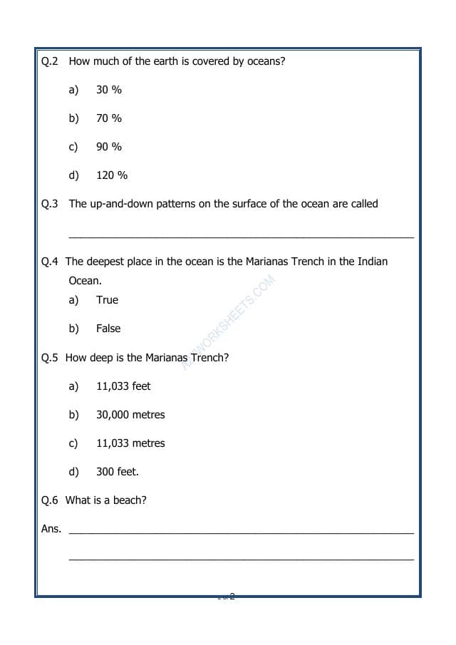 A2ZWorksheets:English-Reading-Comprehension Passage-56