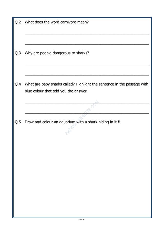 A2ZWorksheets:English-Reading-Comprehension Passage-47