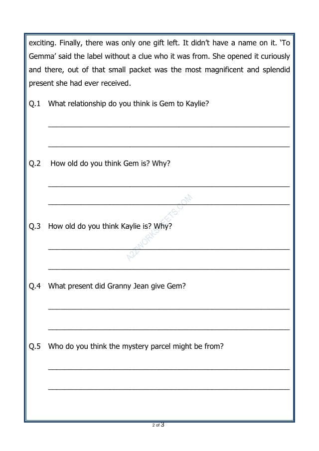 A2ZWorksheets:English-Reading-Comprehension Passage-48