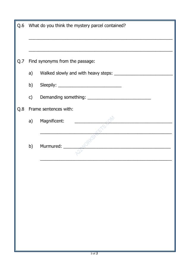 A2ZWorksheets:English-Reading-Comprehension Passage-48