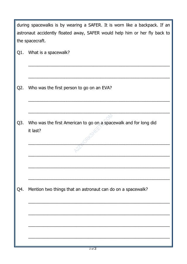 A2ZWorksheets:English-Reading-Comprehension Passage-49