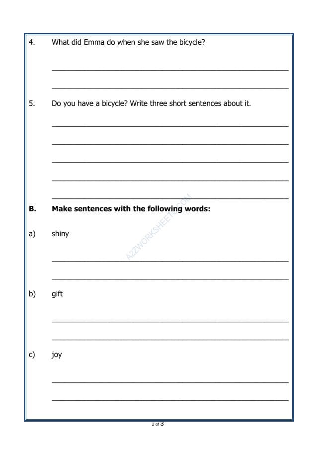 A2ZWorksheets:English-Reading-Comprehension Passage-57