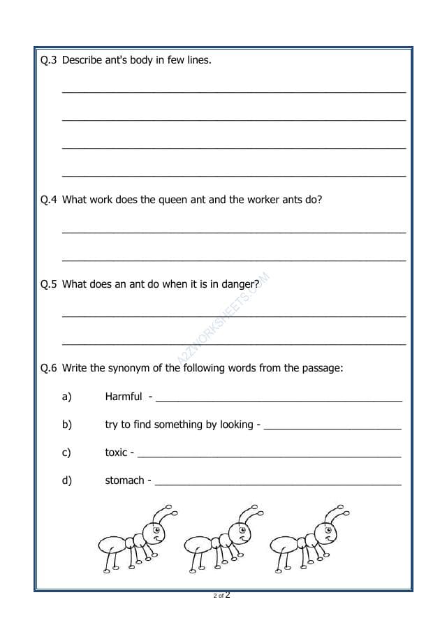 A2ZWorksheets:English-Reading-Comprehension Passage-50