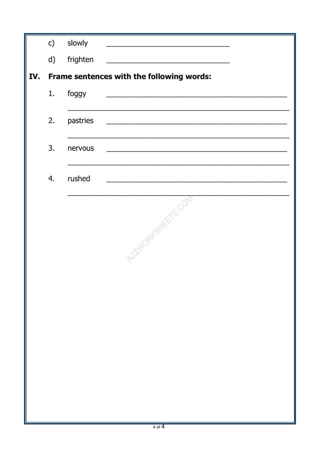 A2ZWorksheets:English-Reading-Comprehension Passage-40