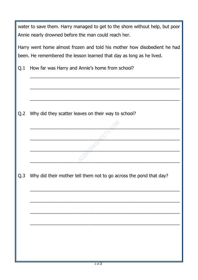 A2ZWorksheets:English-Reading-Comprehension Passage-41