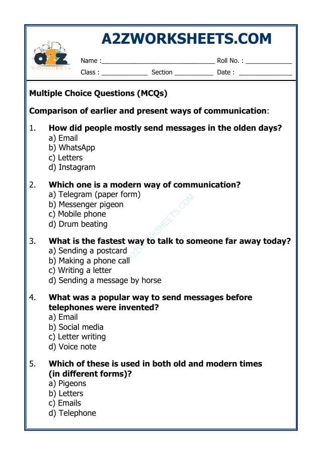 Ways of Communication