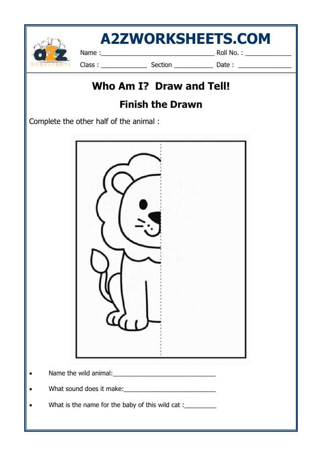 Finish The Drawn-Wild Animal