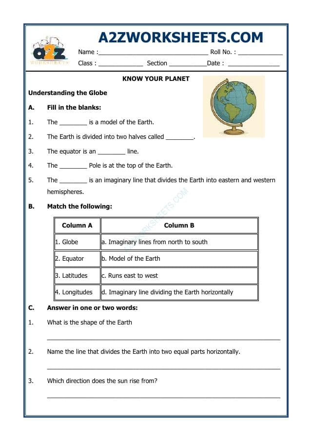 A2ZWorksheets:Science-Planets-Know Your Planet-02