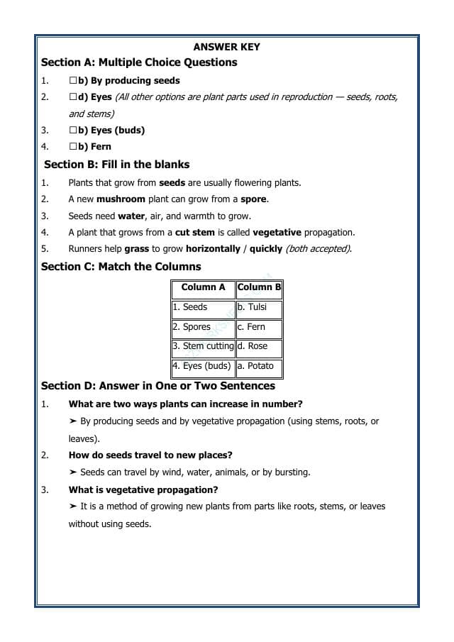 A2ZWorksheets:Science-Plants and Living Organisms-Plants Increasing in Numbers