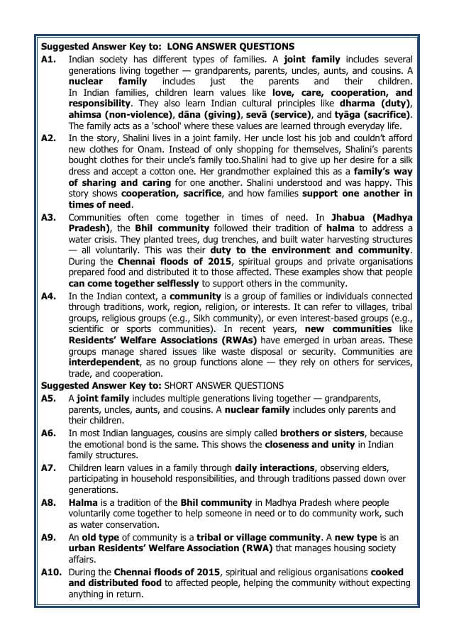 A2ZWorksheets:Science-Humans-Family and Community (Subjective)
