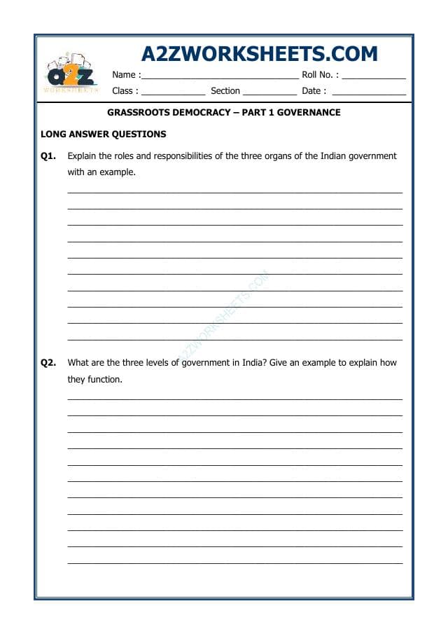 Grassroots Democracy–Part-1 Governance