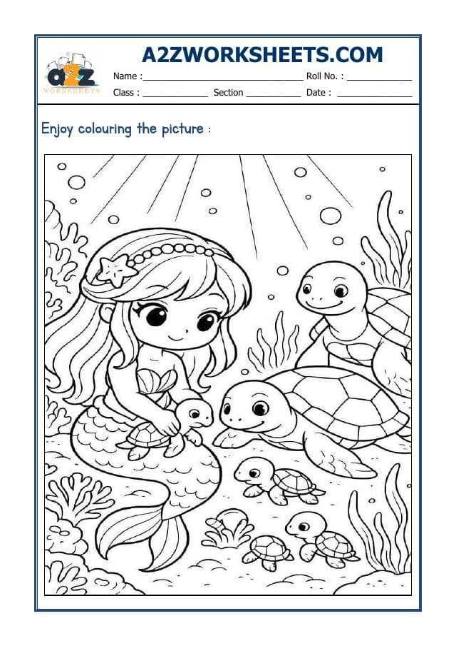 A2ZWorksheets:English-Recognition-Colouring Sheet-01