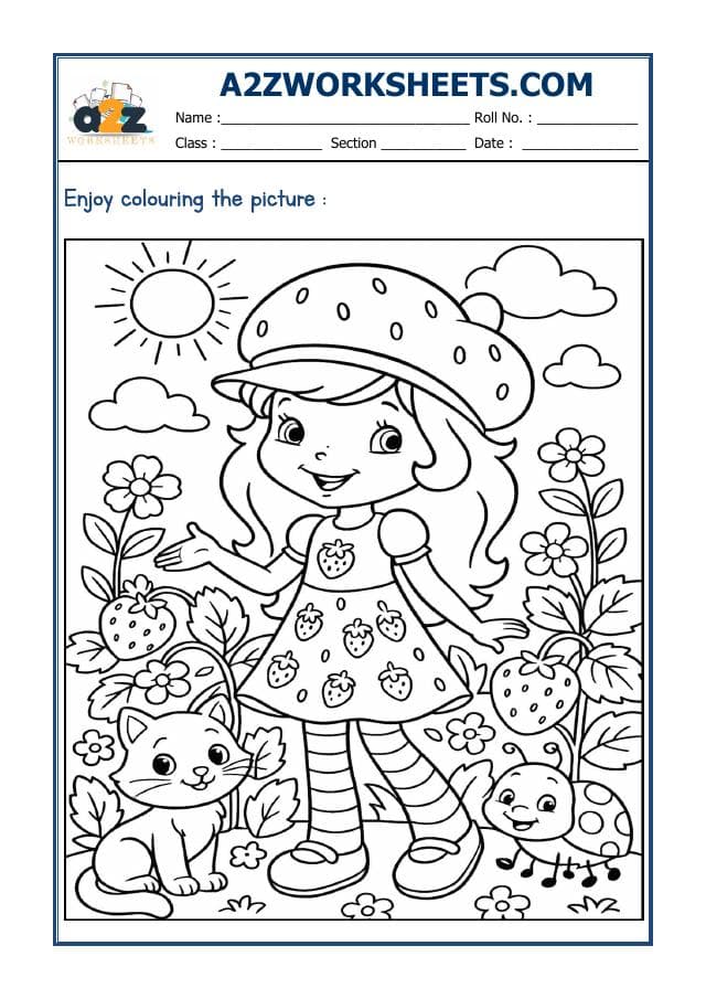 A2ZWorksheets:English-Recognition-Colouring Sheet-02