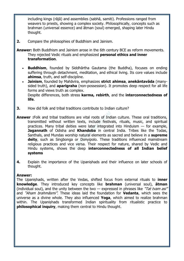 A2ZWorksheets:General Awareness-India and Its Neighbouring Countries-India's Cultural Roots
