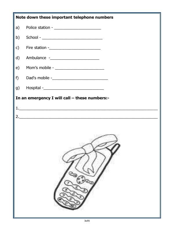 A2ZWorksheets:General Awareness-My Home and Places in Our Neighbourhood-Neighbourhood