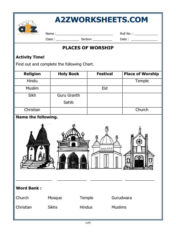 Places Of Worship