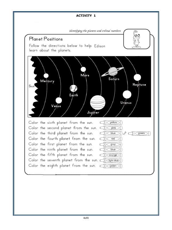 A2ZWorksheets:General Awareness-Solar System and Our Universe-Universe