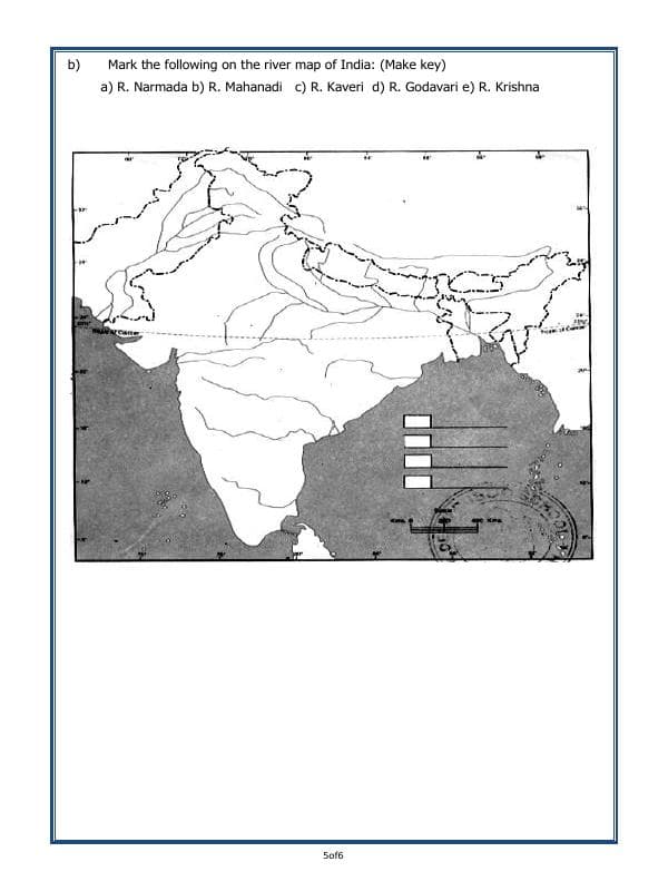 A2ZWorksheets:General Awareness-Geographical Features-The Great Indian Desert And The Southern Plateaus