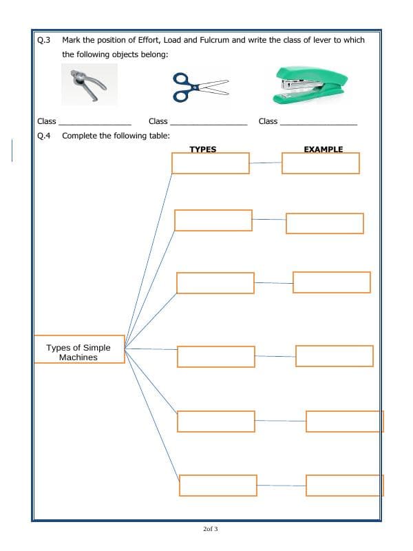 A2ZWorksheets:Science-Machines-Simple Machines
