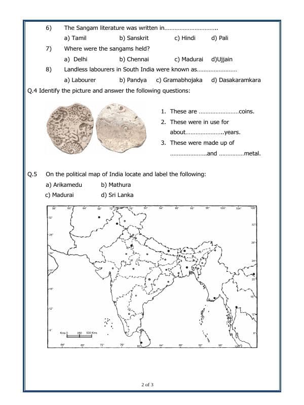 A2ZWorksheets:General Awareness-Our History and Heritage-Vital Village, Thriving Towns