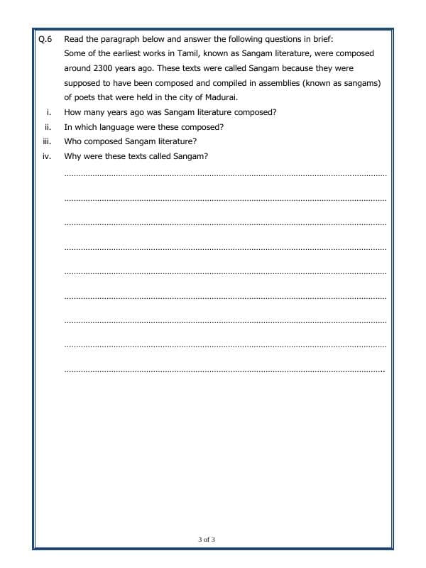 A2ZWorksheets:General Awareness-Our History and Heritage-Vital Village, Thriving Towns