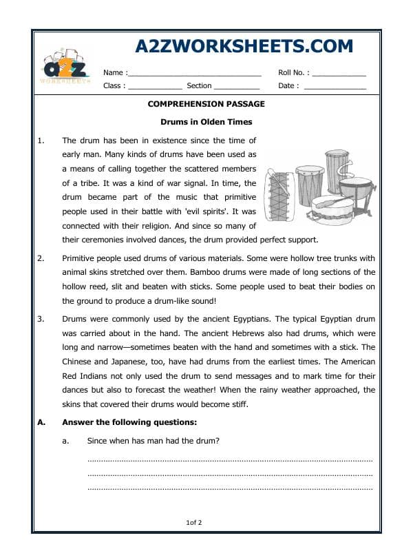 Comprehension Passage-10