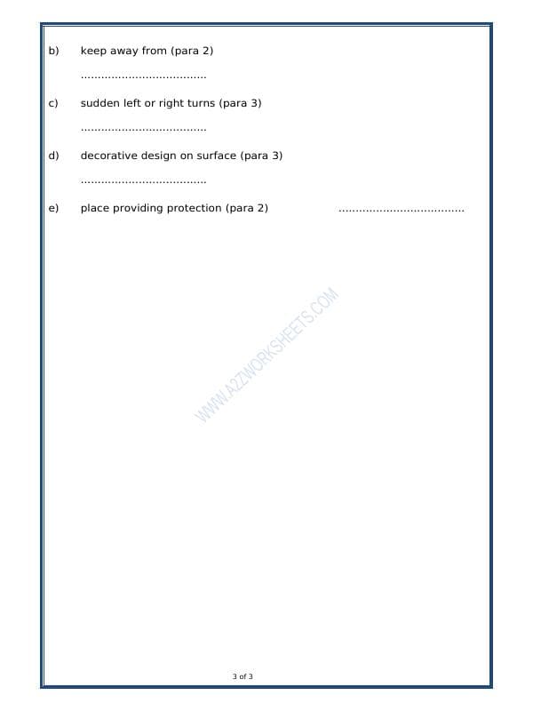 A2ZWorksheets:English-Reading-Comprehension Passage-02