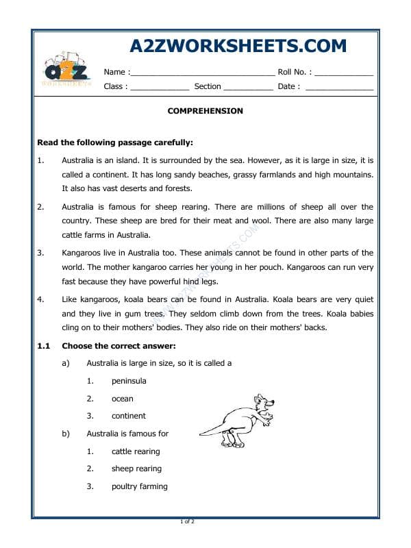 Comprehension Passage-10