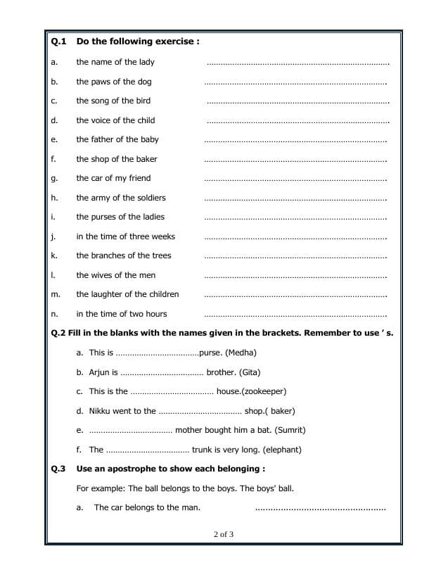 A2ZWorksheets:English-Grammar-Apostrophe