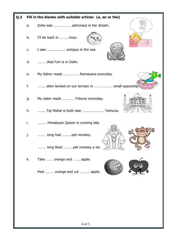 A2ZWorksheets:English-Grammar-Articles