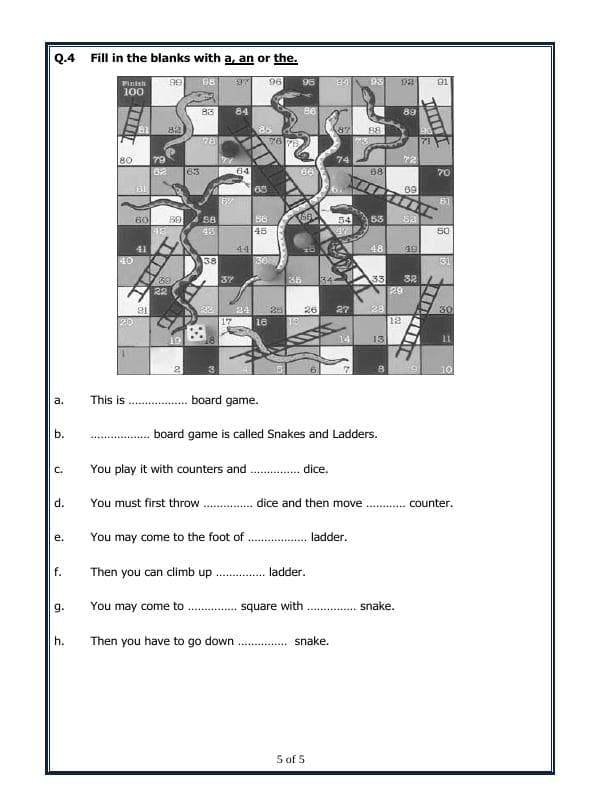 A2ZWorksheets:English-Grammar-Articles