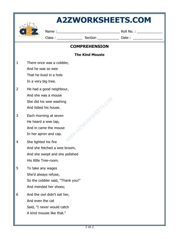 Comprehension Passage-01