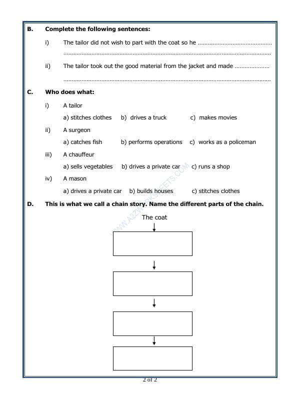 A2ZWorksheets:English-Reading-Comprehension Passage-03