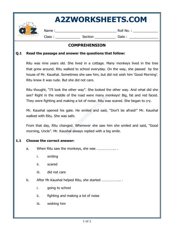 Comprehension Passage-06