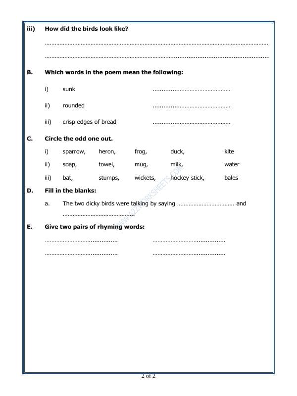A2ZWorksheets:English-Reading-Comprehension Passage-07