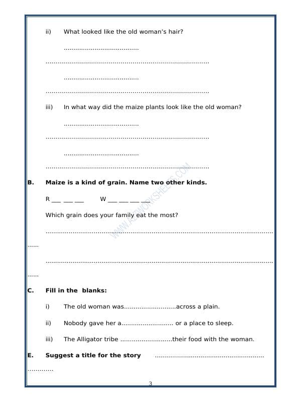 A2ZWorksheets:English-Reading-Comprehension Passage-11