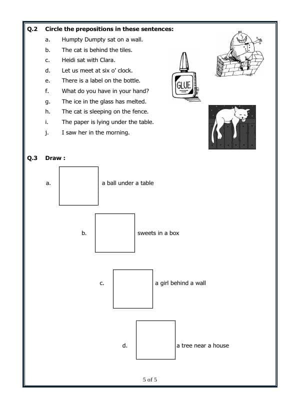 A2ZWorksheets:English-Grammar-Prepositions