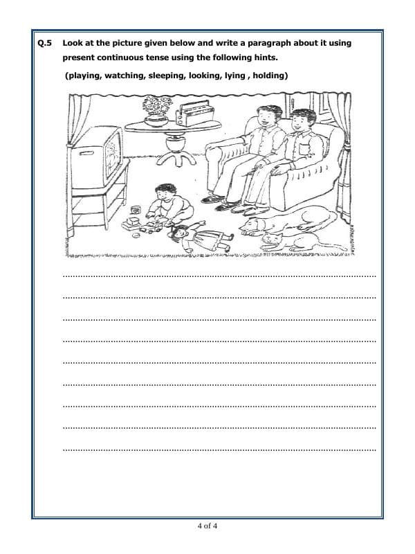 A2ZWorksheets:English-Grammar-Present Continuous Tense