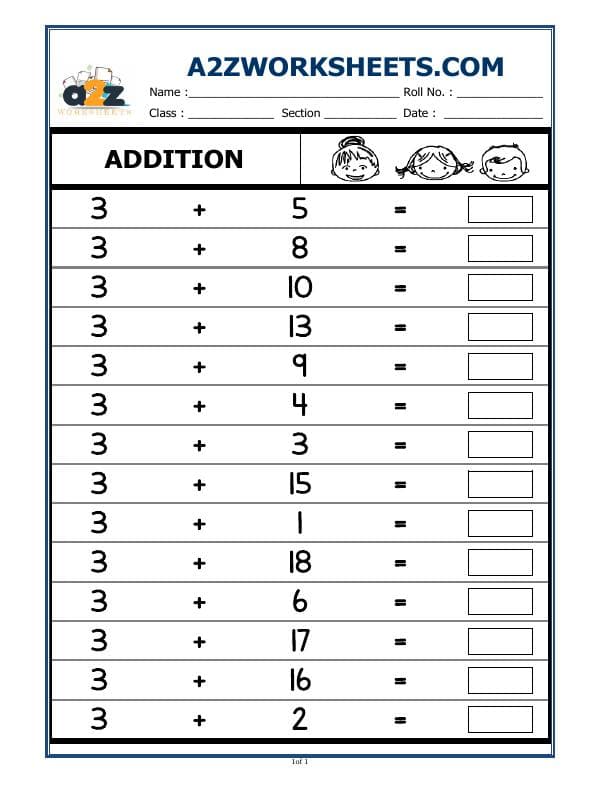 A2ZWorksheets:Maths-Addition-Class-I-Addition-03